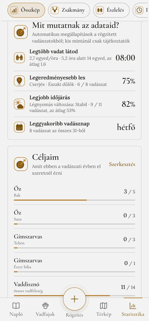 Automatikus megállapítások